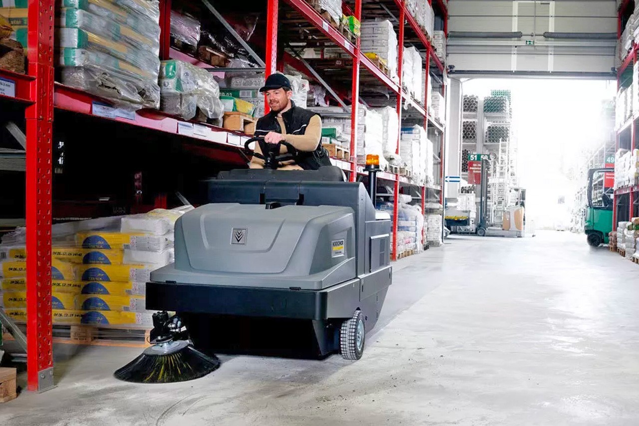 Karcher Sweeper in Warehouse
