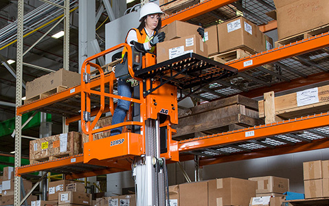 aerial lift warehouse solution