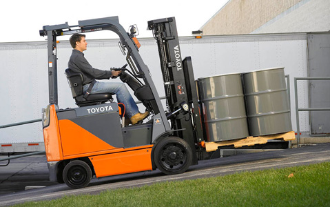 toyota forklift oil gas industry